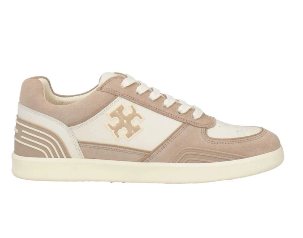 Tory Burch Clover Court Nappa in Nude - size 9